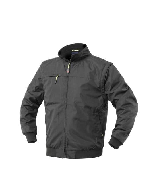 Bomber Foderato Seattle Nero Giacca da Lavoro Invernale con Maniche Staccabili in Giacche sportive e tecniche Dresswork - Como, commercioVirtuoso.it