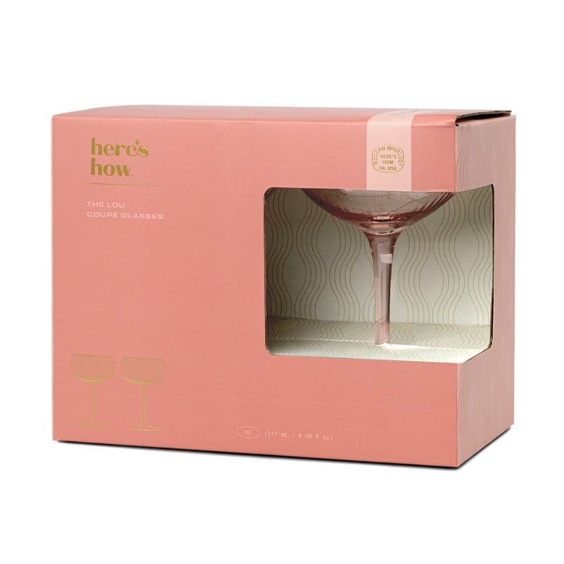 The Lou Bicchiere Coupe - Set da 2 Colore Rosa Blush in Autocategorizzazione Più Di Più Ideas - Casalnuovo di Napoli, commercioVirtuoso.it