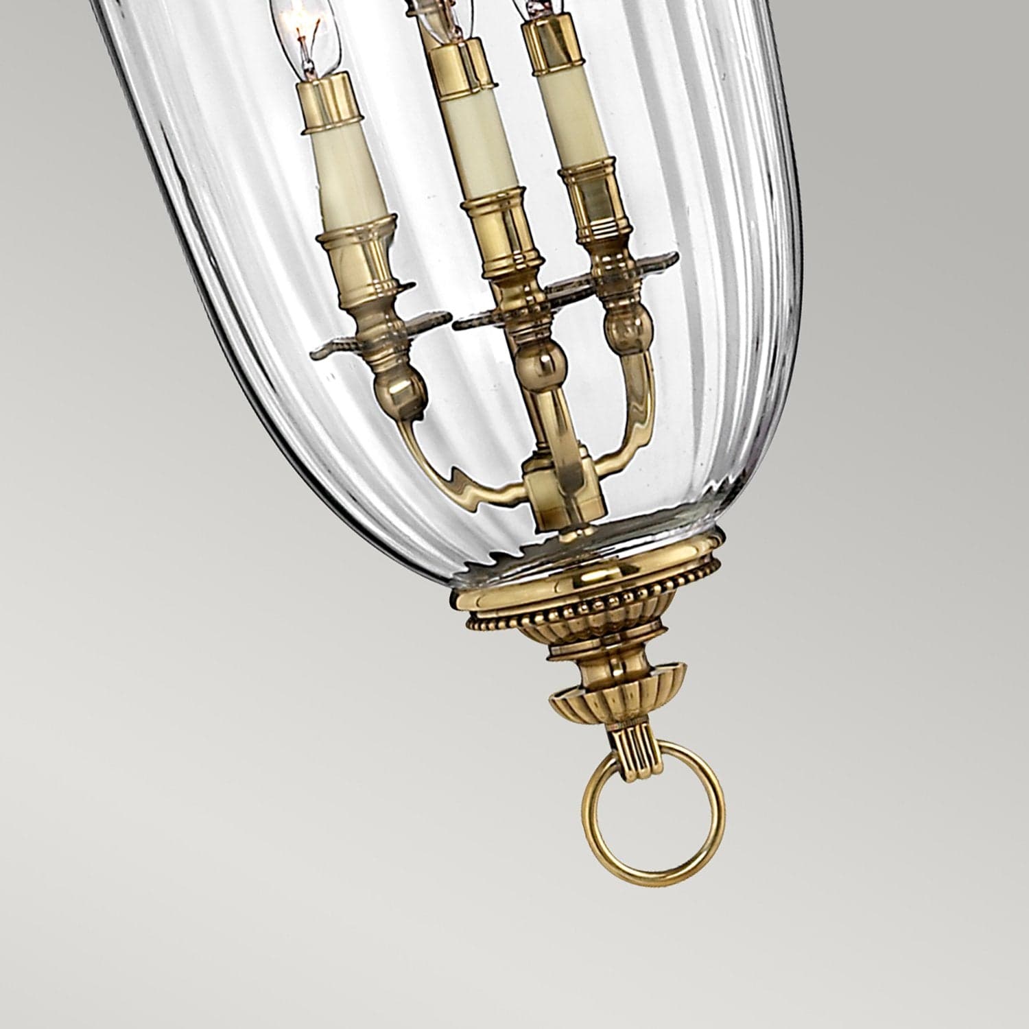 Lampadario Contemporaneo Cambridge In Ottone Brunito Vetro 3 Luci E14 in Lampade a sospensione LuceArt - Montecorvino Pugliano, commercioVirtuoso.it