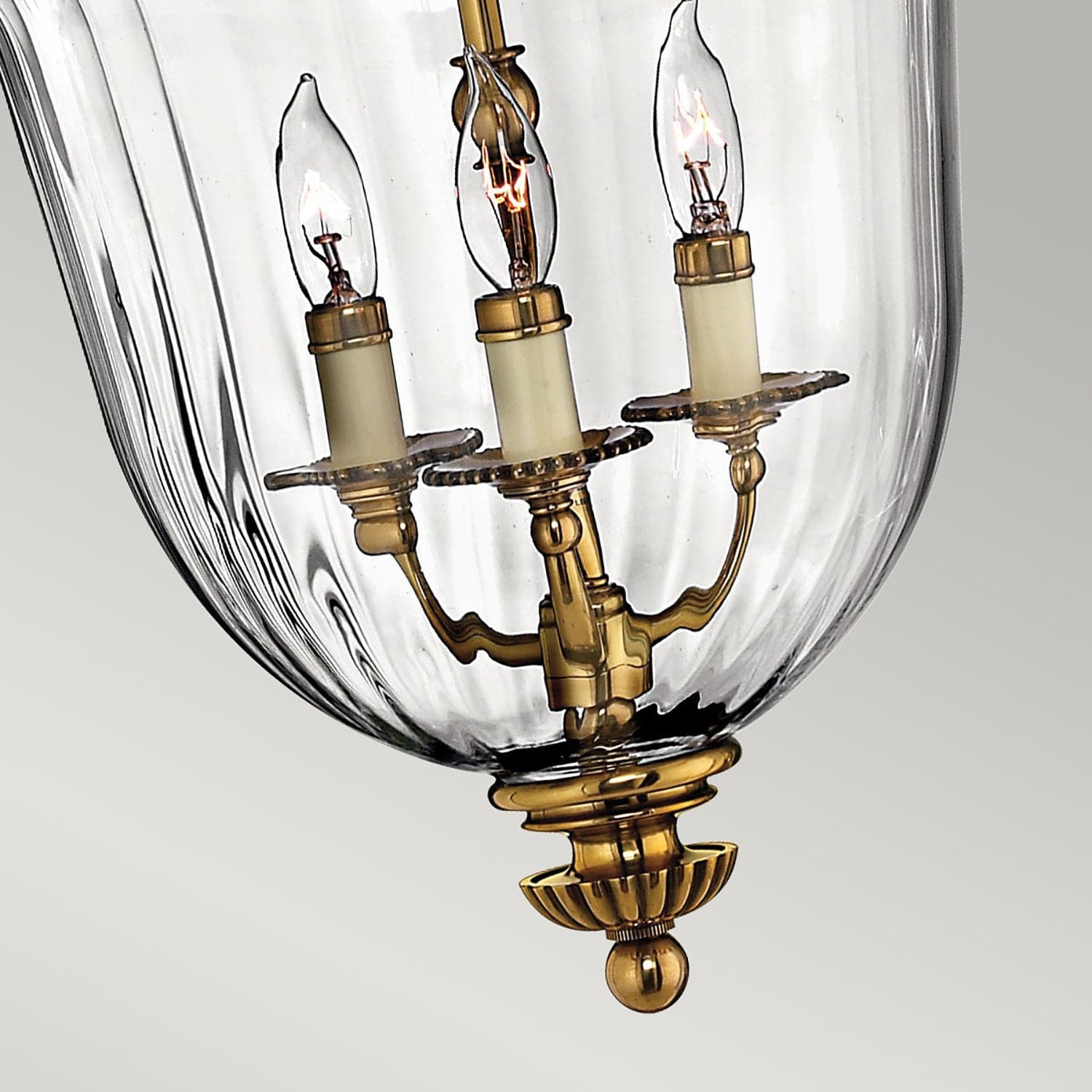 Lampadario Contemporaneo Cambridge Ottone Brunito Vetro 3 Luci E14 in Lampade a sospensione LuceArt - Montecorvino Pugliano, commercioVirtuoso.it