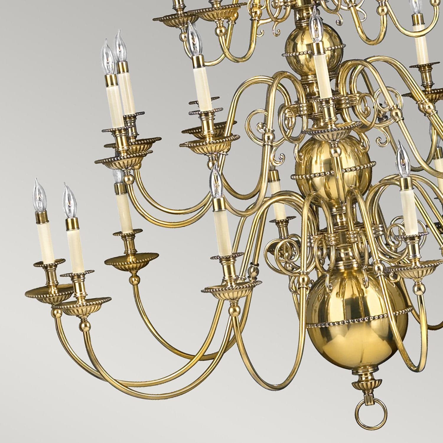 Lampadario Classico Cambridge Ottone Brunito 25 Luci E14 in Lampadari LuceArt - Montecorvino Pugliano, commercioVirtuoso.it