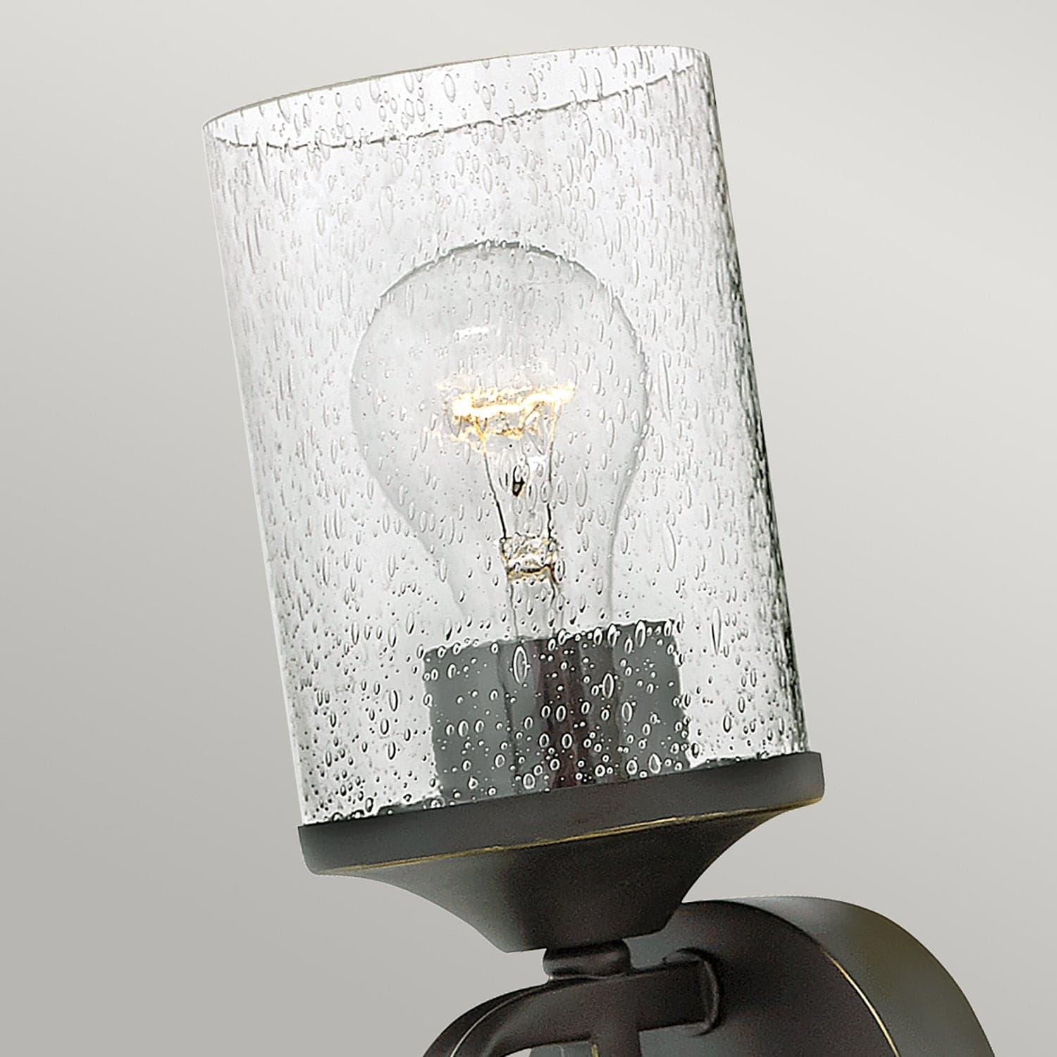 Applique Industrial Nordico Casa Alluminio Nero Antico Vetro 1 Luce E27 in Applique LuceArt - Montecorvino Pugliano, commercioVirtuoso.it