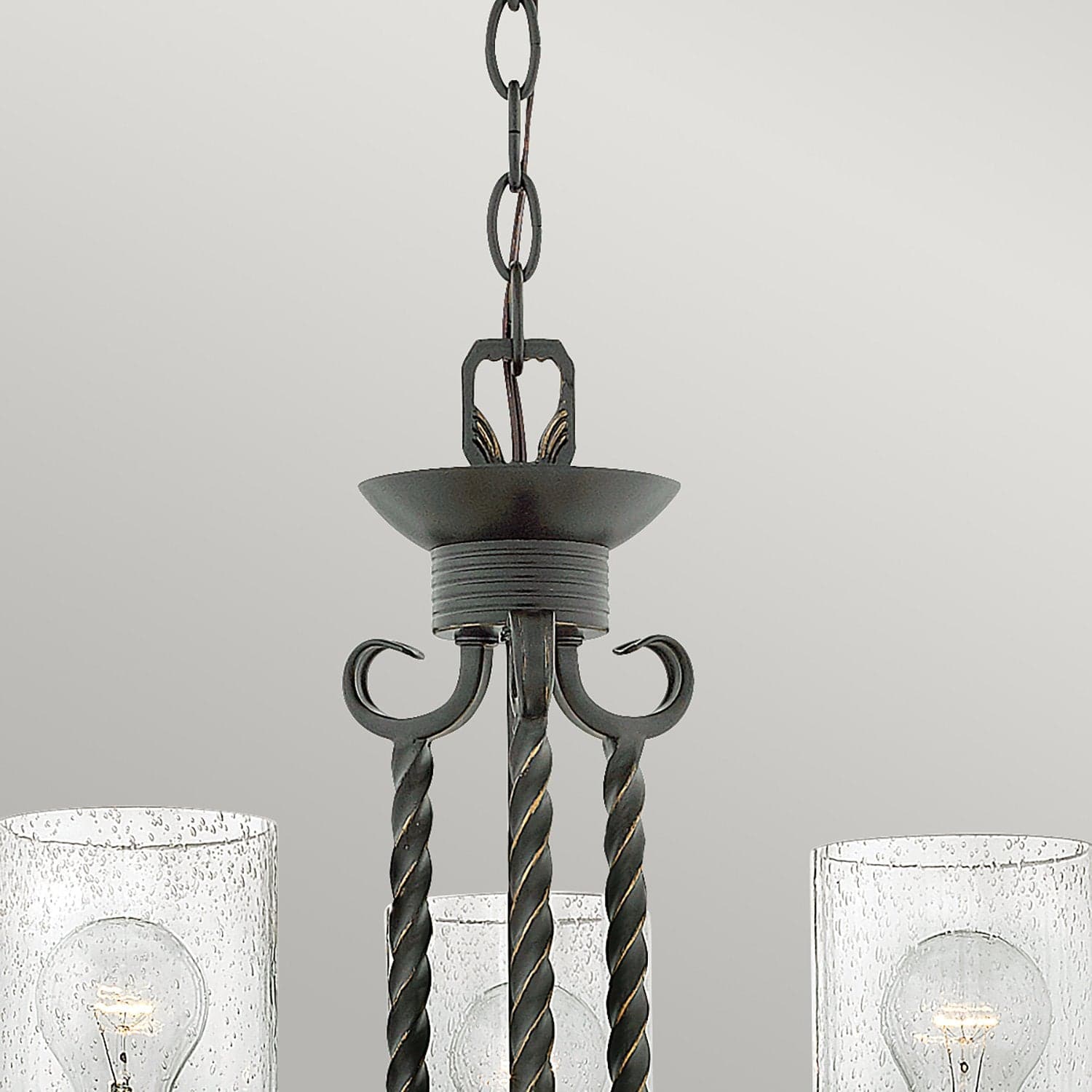 Lampadario Industrial Nordico Casa Alluminio Nero Antico Vetro 3 Luci E27 in Lampadari LuceArt - Montecorvino Pugliano, commercioVirtuoso.it