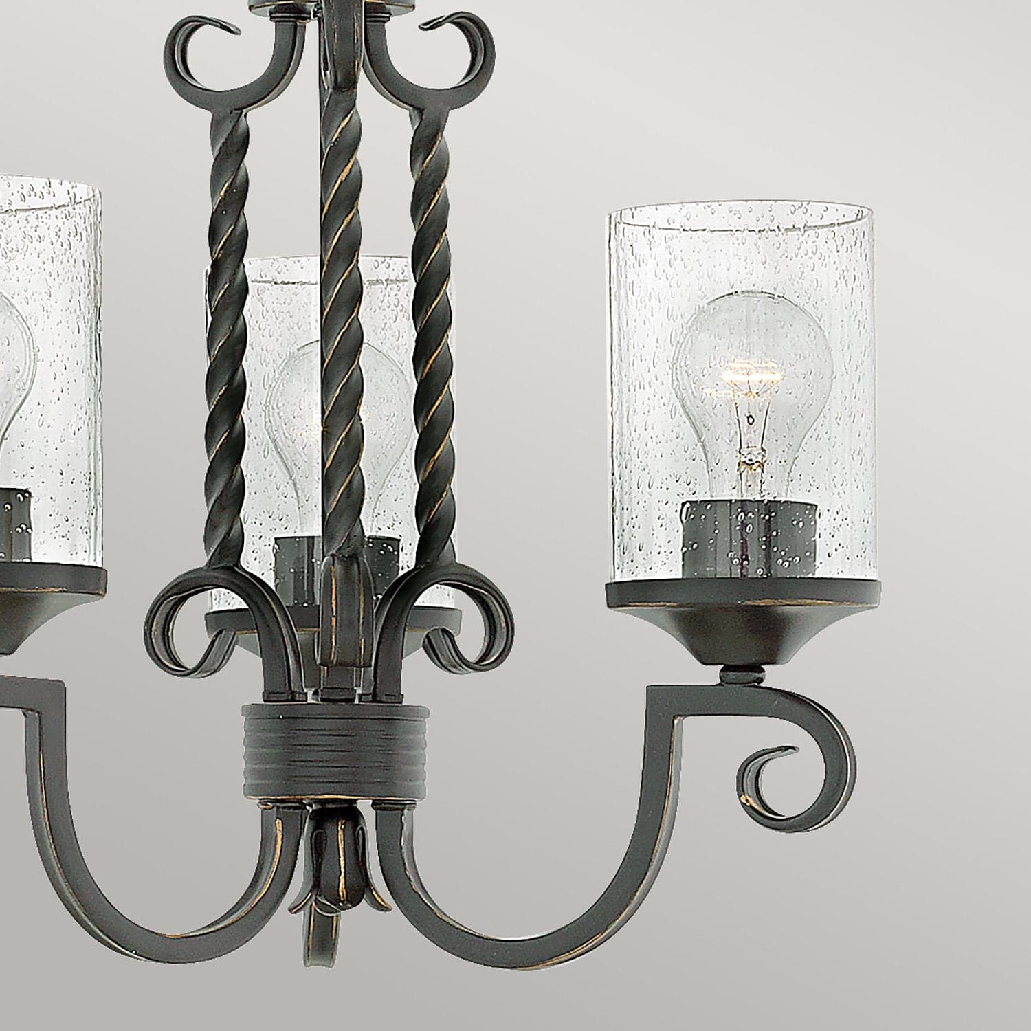 Lampadario Industrial Nordico Casa Alluminio Nero Antico Vetro 3 Luci E27 in Lampadari LuceArt - Montecorvino Pugliano, commercioVirtuoso.it