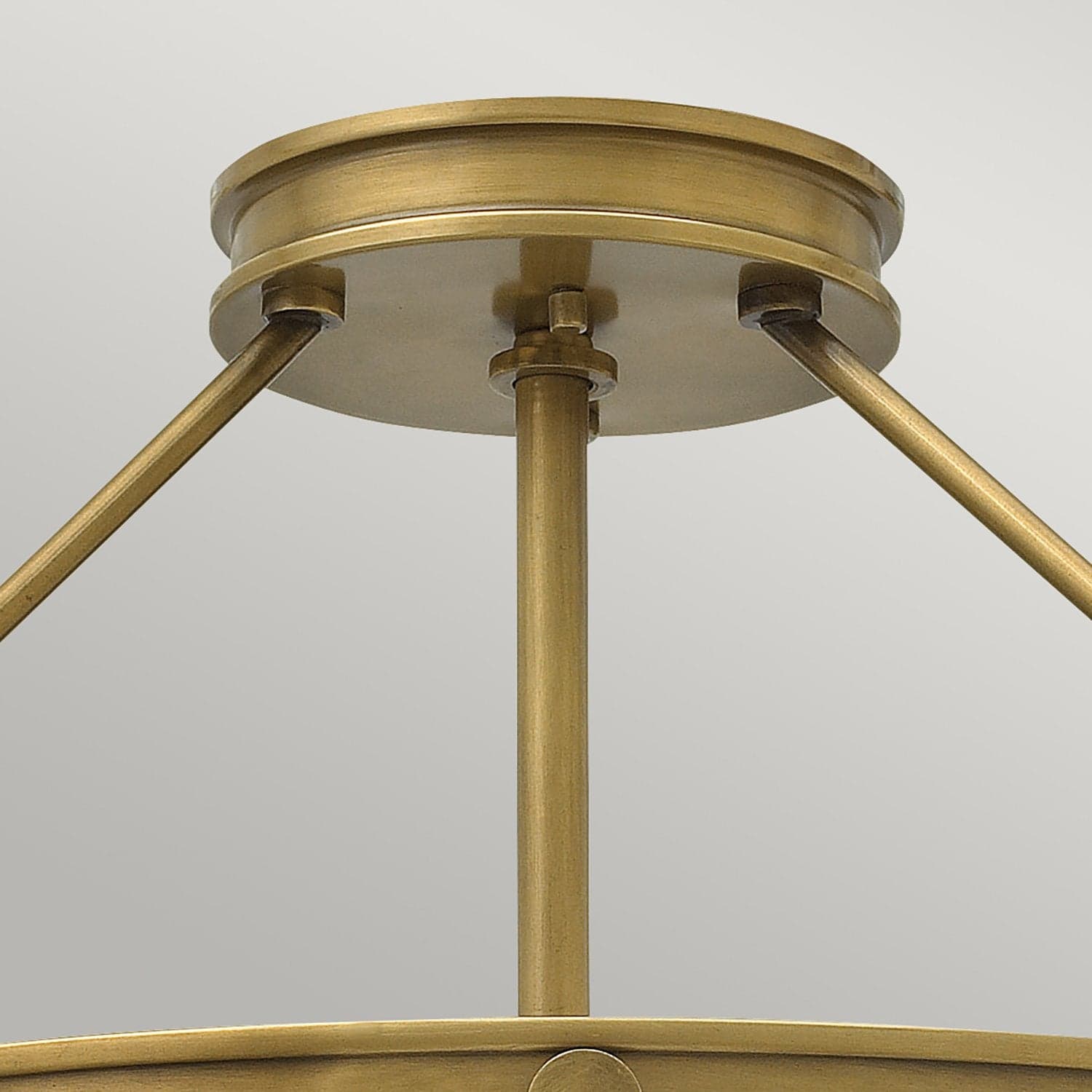 Lampadario Contemporaneo Collier Acciaio Ottone Antico Vetro 4 Luci E14 in Lampade a sospensione LuceArt - Montecorvino Pugliano, commercioVirtuoso.it