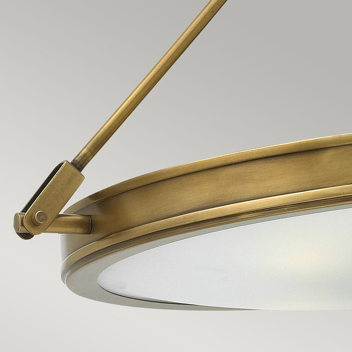 Lampadario Contemporaneo Collier Acciaio Ottone Antico Vetro 4 Luci E14 in Lampade a sospensione LuceArt - Montecorvino Pugliano, commercioVirtuoso.it