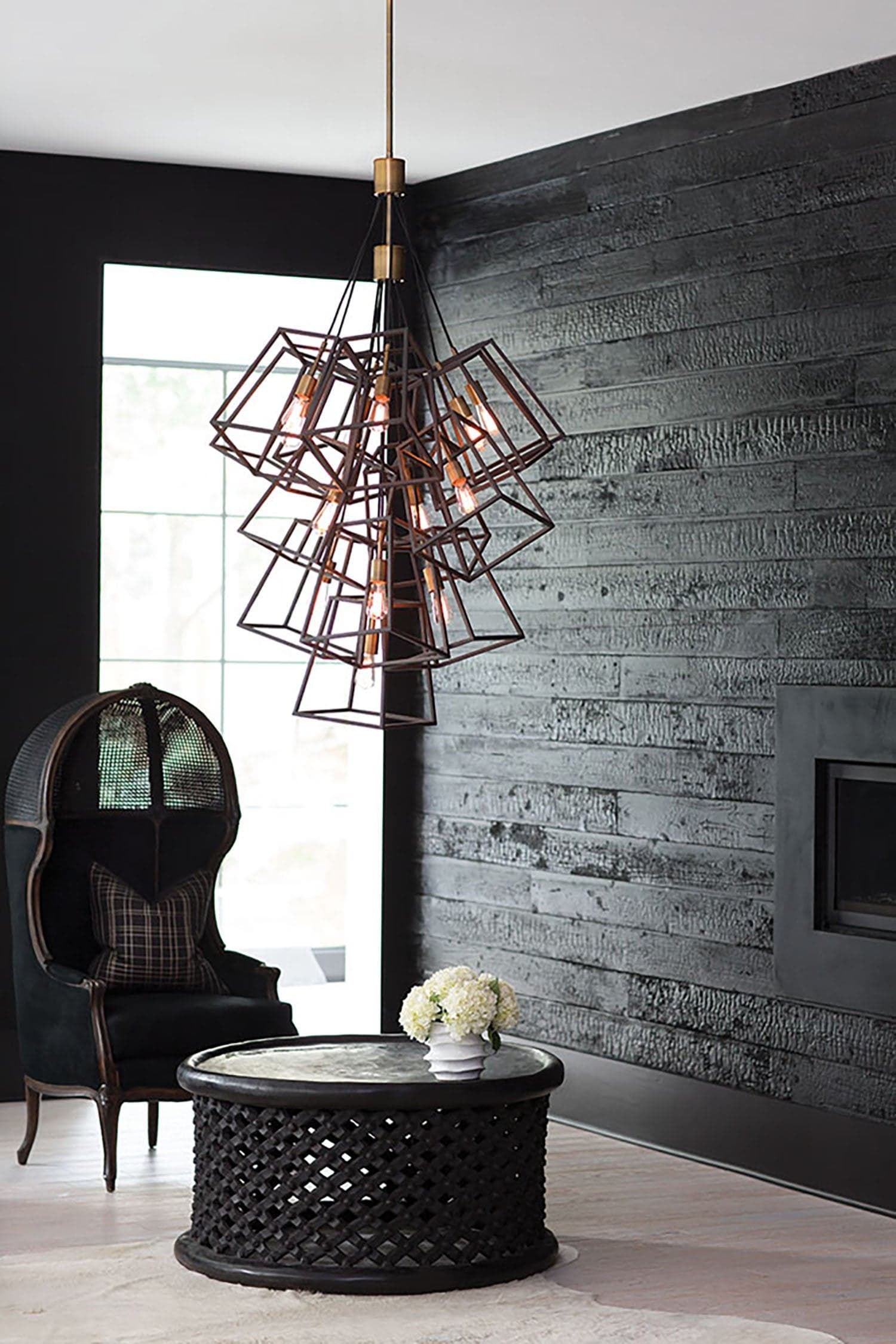 Lampadario Contemporaneo Fu Lighton Acciaio Bronzo Ottone 13 Luci E27 in Lampade a sospensione LuceArt - Montecorvino Pugliano, commercioVirtuoso.it