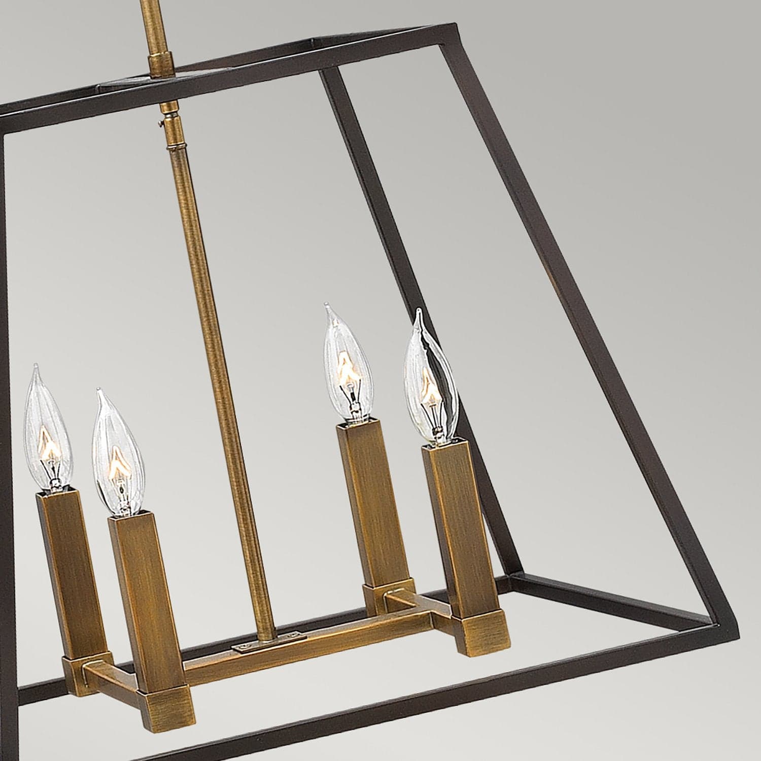 Lampadario Contemporaneo Fu Lighton Acciaio Bronzo Ottone 4 Luci E14 in Lampade a sospensione LuceArt - Montecorvino Pugliano, commercioVirtuoso.it