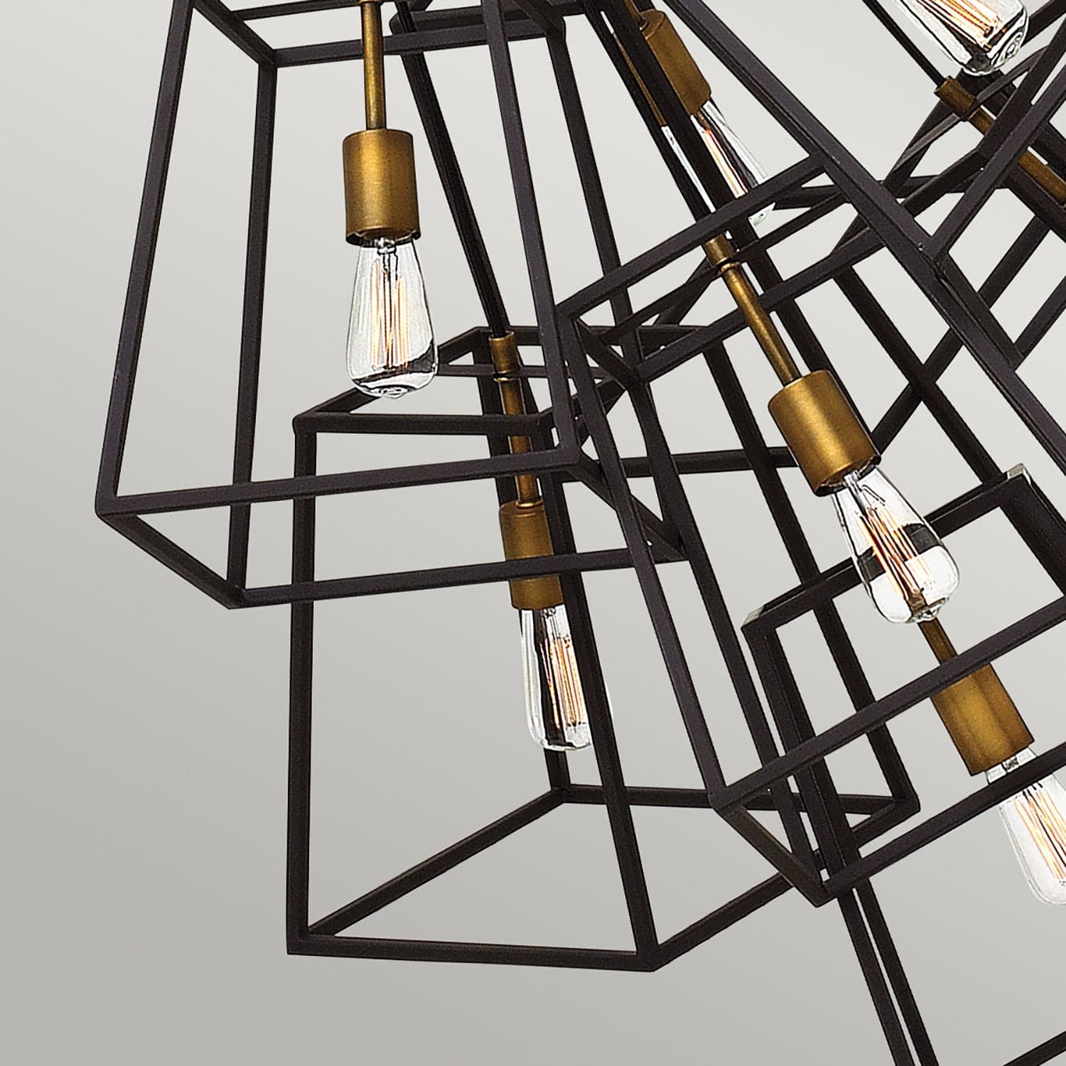 Lampadario Contemporaneo Fu Lighton Acciaio Bronzo Ottone 7 Luci E27 in Lampade a sospensione LuceArt - Montecorvino Pugliano, commercioVirtuoso.it