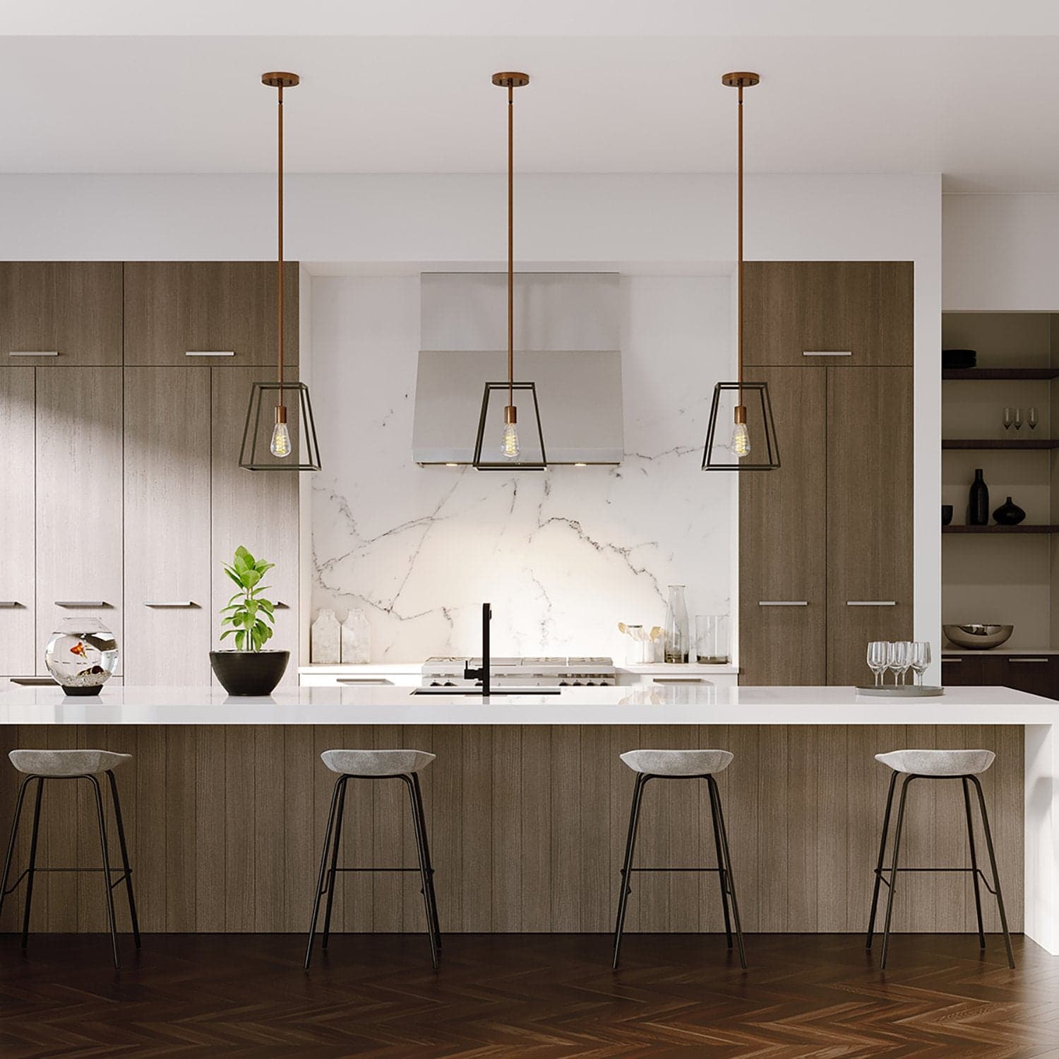 Sospensione Contemporanea Fu Lighton Acciaio Bronzo Ottone 1 Luce E27 in Lampade a sospensione LuceArt - Montecorvino Pugliano, commercioVirtuoso.it