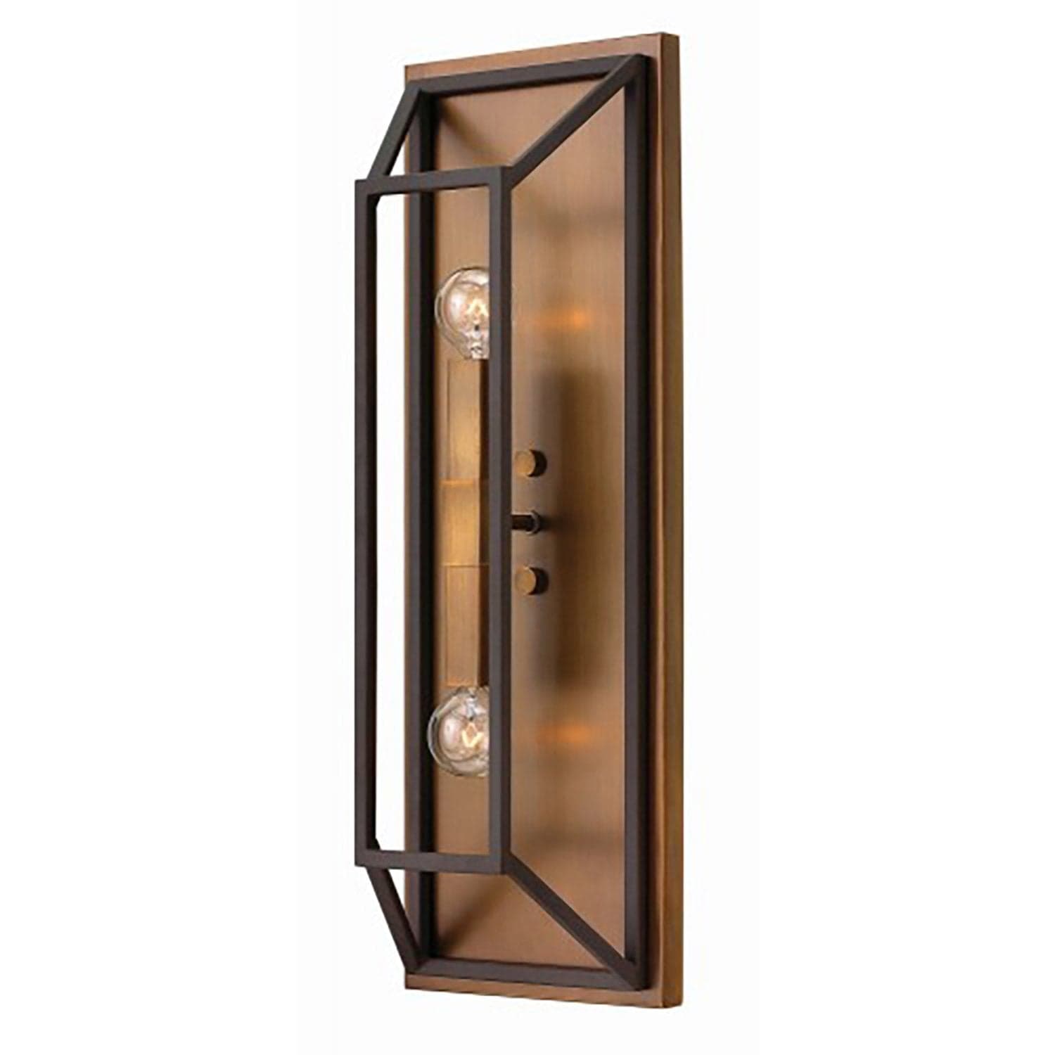 Applique Contemporanea Fu Lighton Ottone Vetro 2 Luci E14 in Lampade a sospensione LuceArt - Montecorvino Pugliano, commercioVirtuoso.it