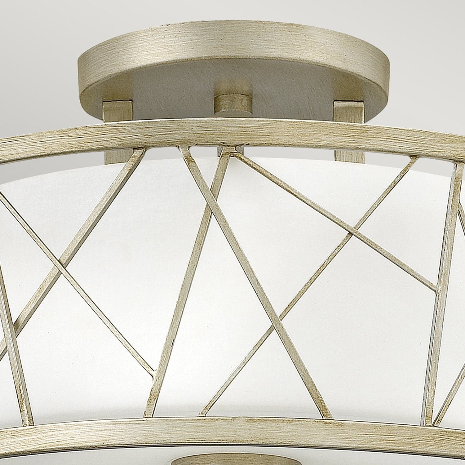 Lampadario Contemporaneo Nest Metallo Foglia Argento Vetro 3 Luci E27 in Lampadari LuceArt - Montecorvino Pugliano, commercioVirtuoso.it