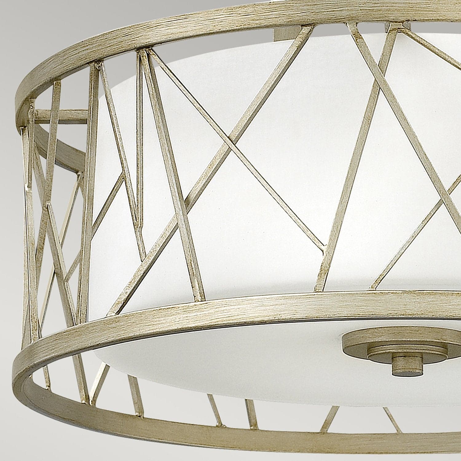 Lampadario Contemporaneo Nest Metallo Foglia Argento Vetro 3 Luci E27 in Lampadari LuceArt - Montecorvino Pugliano, commercioVirtuoso.it