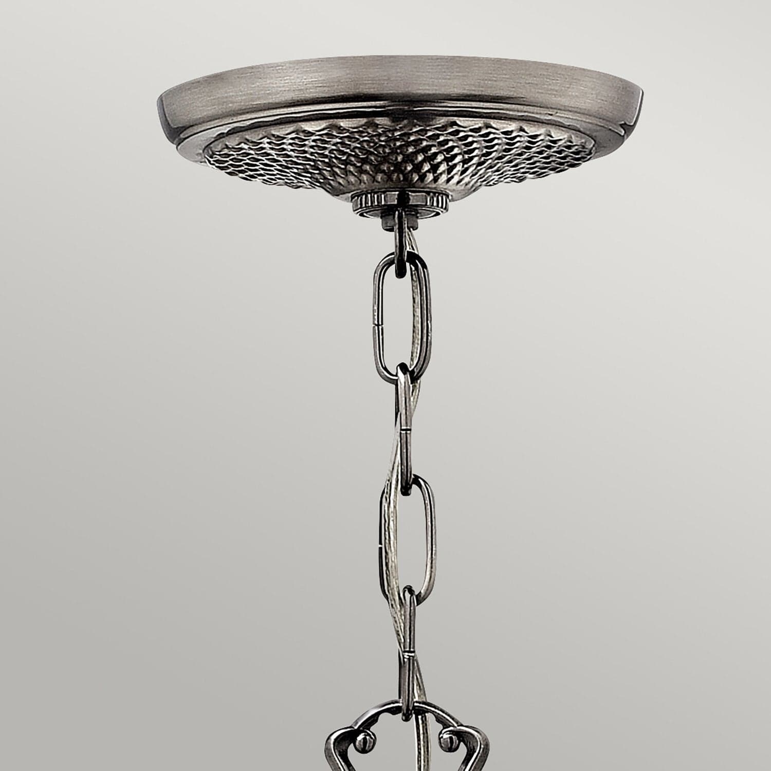 Lampadario Contemporaneo Plantation Acciaio Nichel Antico Vetro 4 Luci E14 in Lampade a sospensione LuceArt - Montecorvino Pugliano, commercioVirtuoso.it