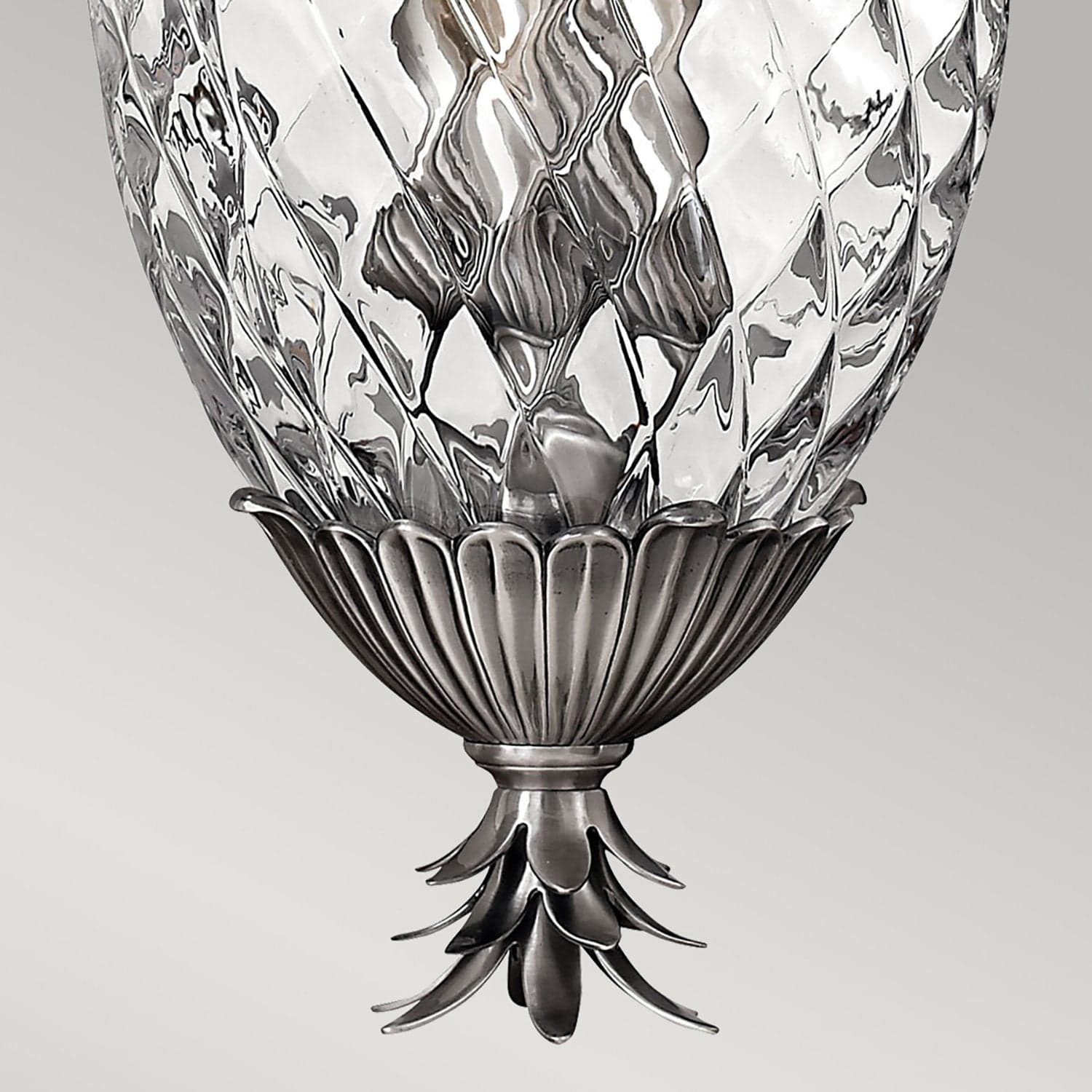 Lampadario Contemporaneo Plantation In Acciaio Nichel Antico Vetro 4 Luci E14 in Lampade a sospensione LuceArt - Montecorvino Pugliano, commercioVirtuoso.it