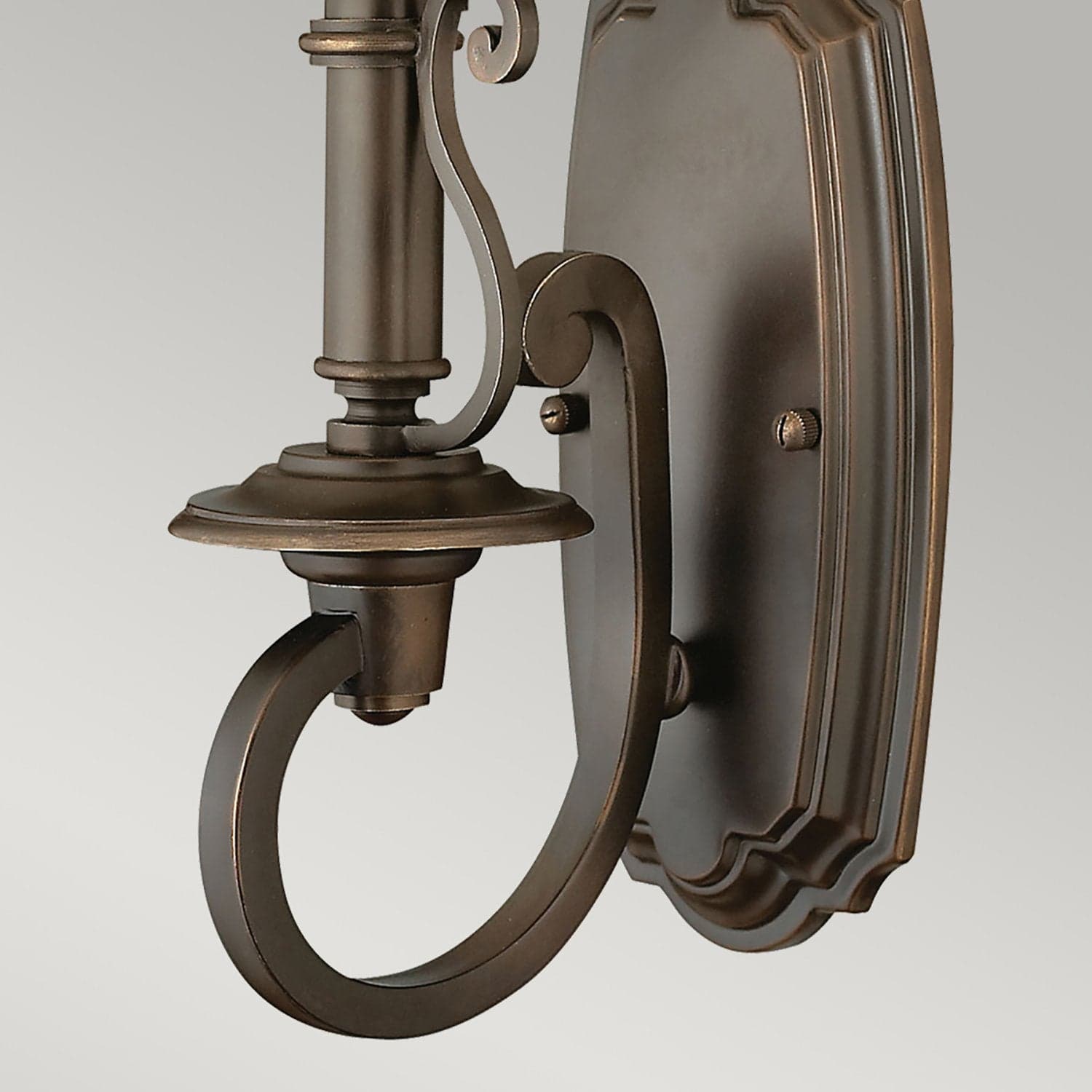 Applique Classica Plymouth Acciaio Bronzo Antico Tessuto 1 Luce E14 in Applique LuceArt - Montecorvino Pugliano, commercioVirtuoso.it
