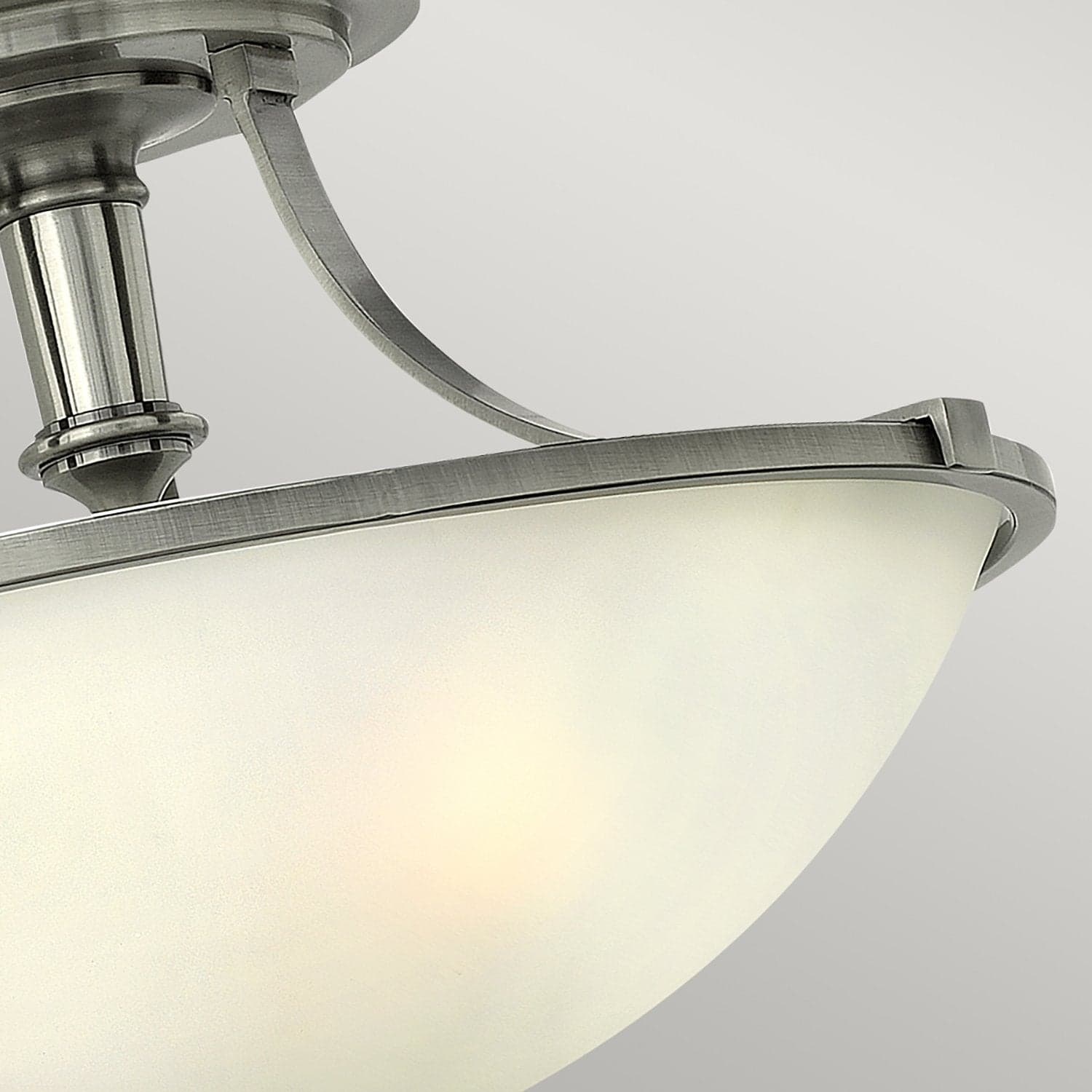 Lampadario Contemporaneo Truman Acciaio Nichel Antico Vetro 3 Luci E27 in Lampade a sospensione LuceArt - Montecorvino Pugliano, commercioVirtuoso.it
