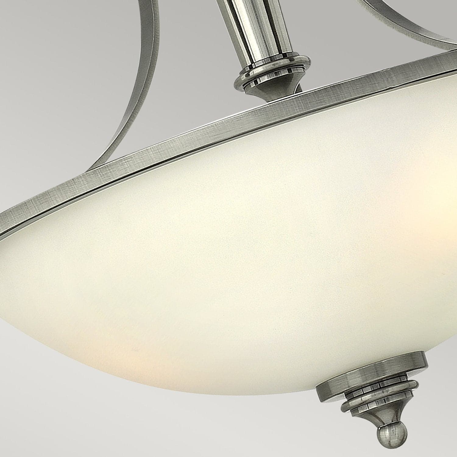 Lampadario Contemporaneo Truman Acciaio Nichel Antico Vetro 3 Luci E27 in Lampade a sospensione LuceArt - Montecorvino Pugliano, commercioVirtuoso.it