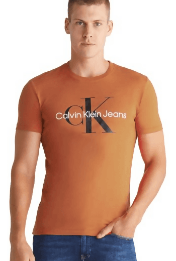 Maglietta Calvin Klein per uomo a manica corta, cotone 100%, manica corta, maglia estiva in T-shirt Loweconomy - Marineo, commercioVirtuoso.it