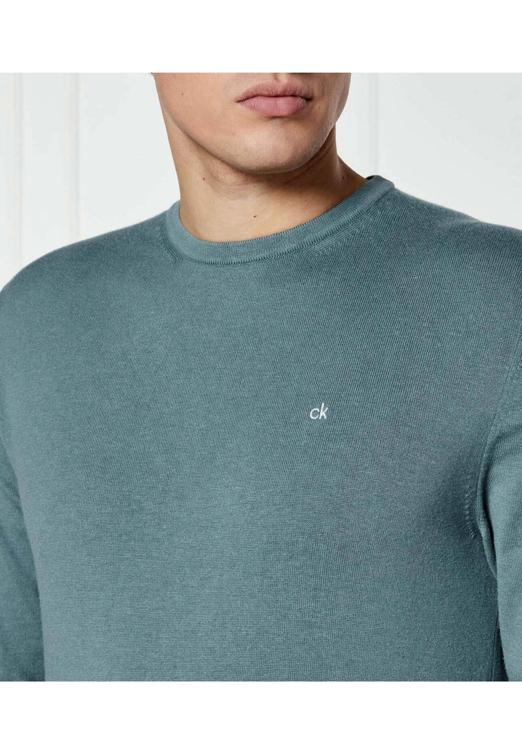 calvin klein MAGLIONE COTTON SILK BLEND CN SWEATER da uomo in Maglioni Drestige - Casamassima, commercioVirtuoso.it