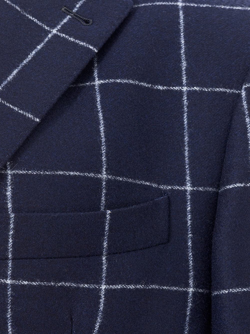 Malo Giacca in lana blu a quadri a contrasto da uomo in Abiti Drestige - Casamassima, commercioVirtuoso.it