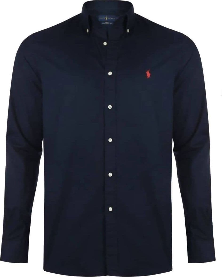 Ralph Lauren Camicia Uomo Button-down Tinta Unita Slim Fit Feather Weight Twill Camicia Polo Maniche Lunghe Pony Ricamato in Camicie casual Euforia - Bronte, commercioVirtuoso.it