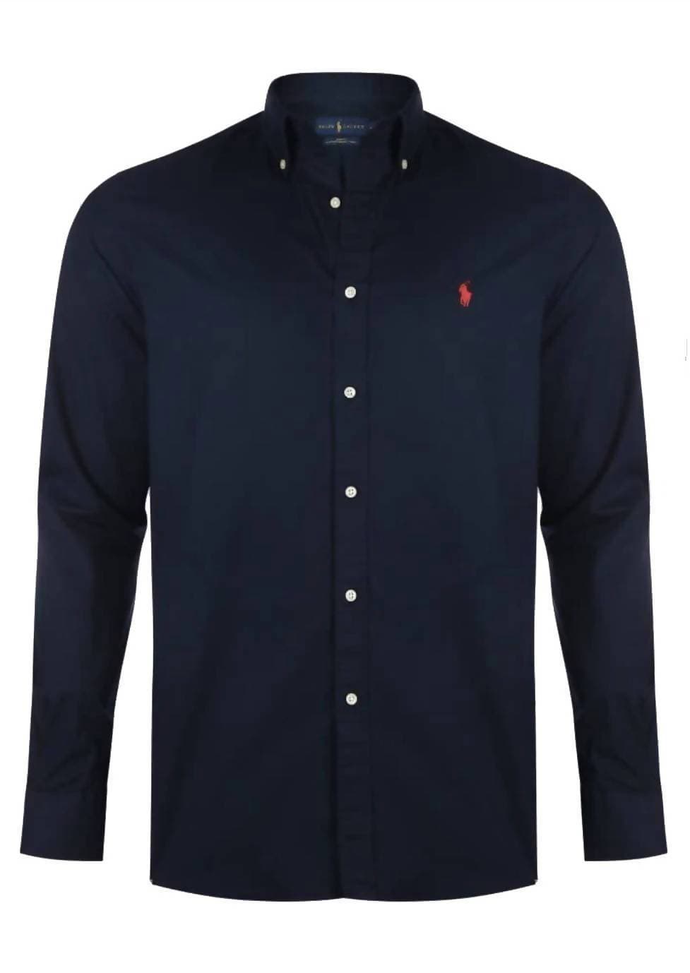 Ralph Lauren Camicia Uomo Button-down Tinta Unita Slim Fit Feather Weight Twill Camicia Polo Maniche Lunghe Pony Ricamato in Camicie casual Euforia - Bronte, commercioVirtuoso.it