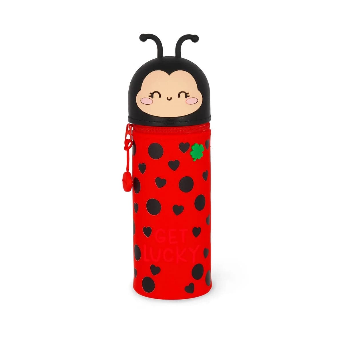 Astuccio 2-in-1 in Silicone Ladybug "Get Lucky in Storia Cartoleria Deja Vu - Crotone, commercioVirtuoso.it