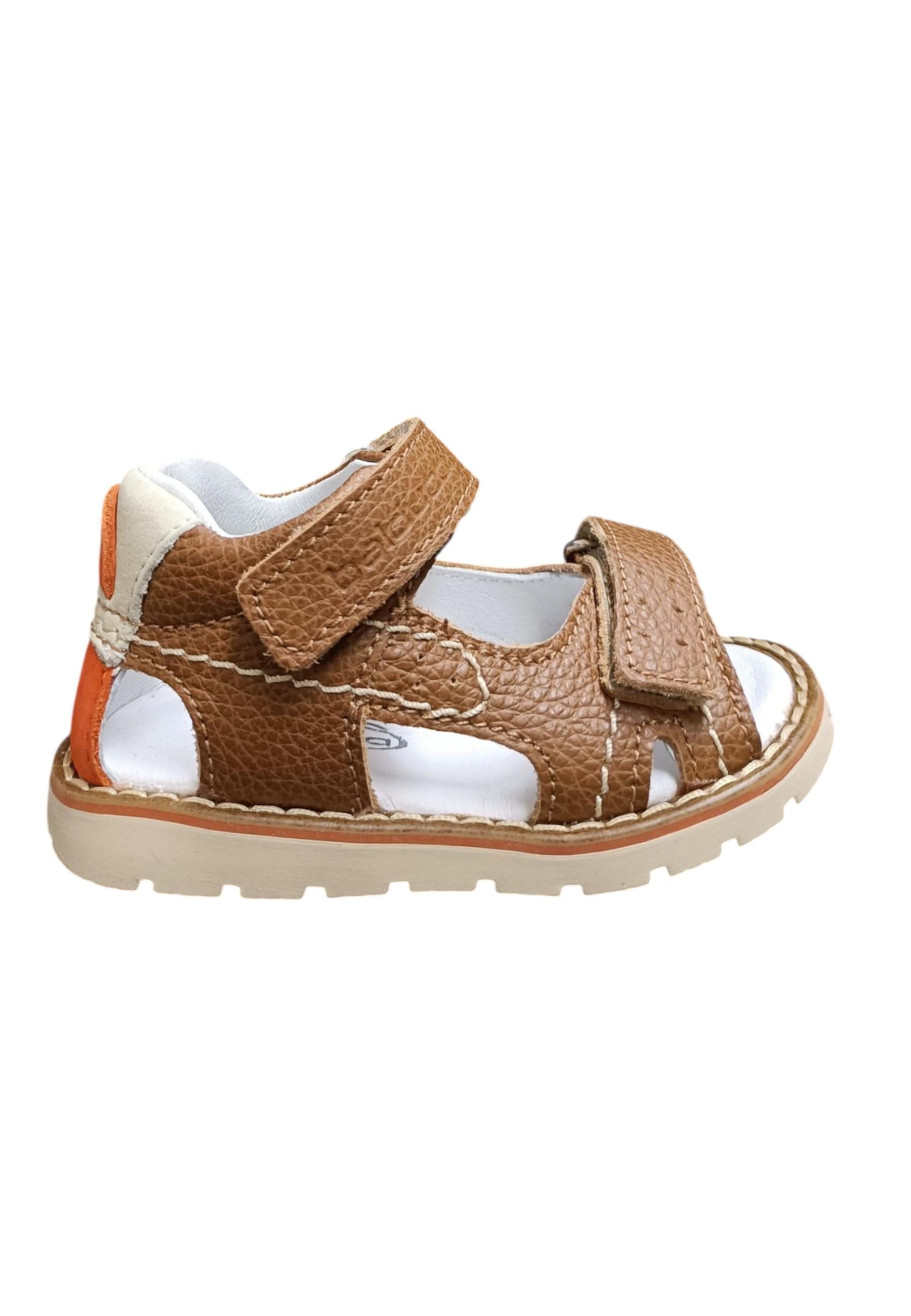 Scarpe sandalo tallonato Bambini balducci CITA  cuoio velcro - 6