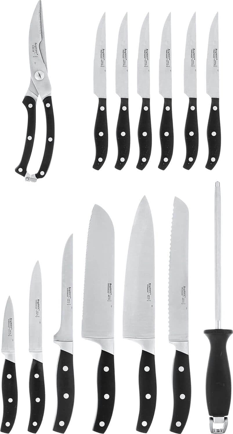 Set coltelli Berghoff Essential  Acciaio in Set di coltelli da cucina The King Luxury - San Marcellino, commercioVirtuoso.it