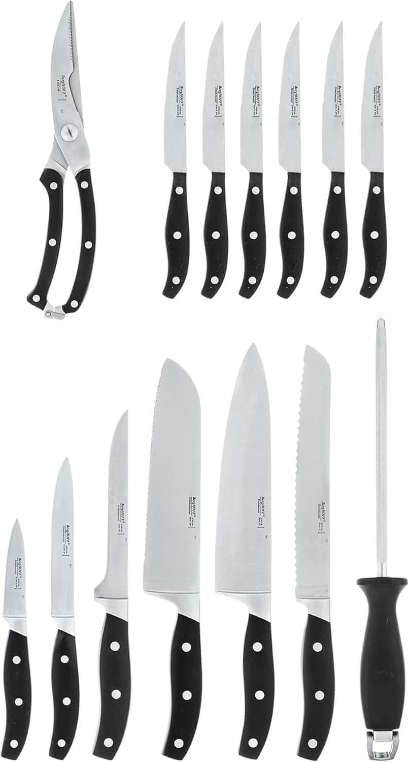 Set coltelli Berghoff Essential  Acciaio in Set di coltelli da cucina The King Luxury - San Marcellino, commercioVirtuoso.it