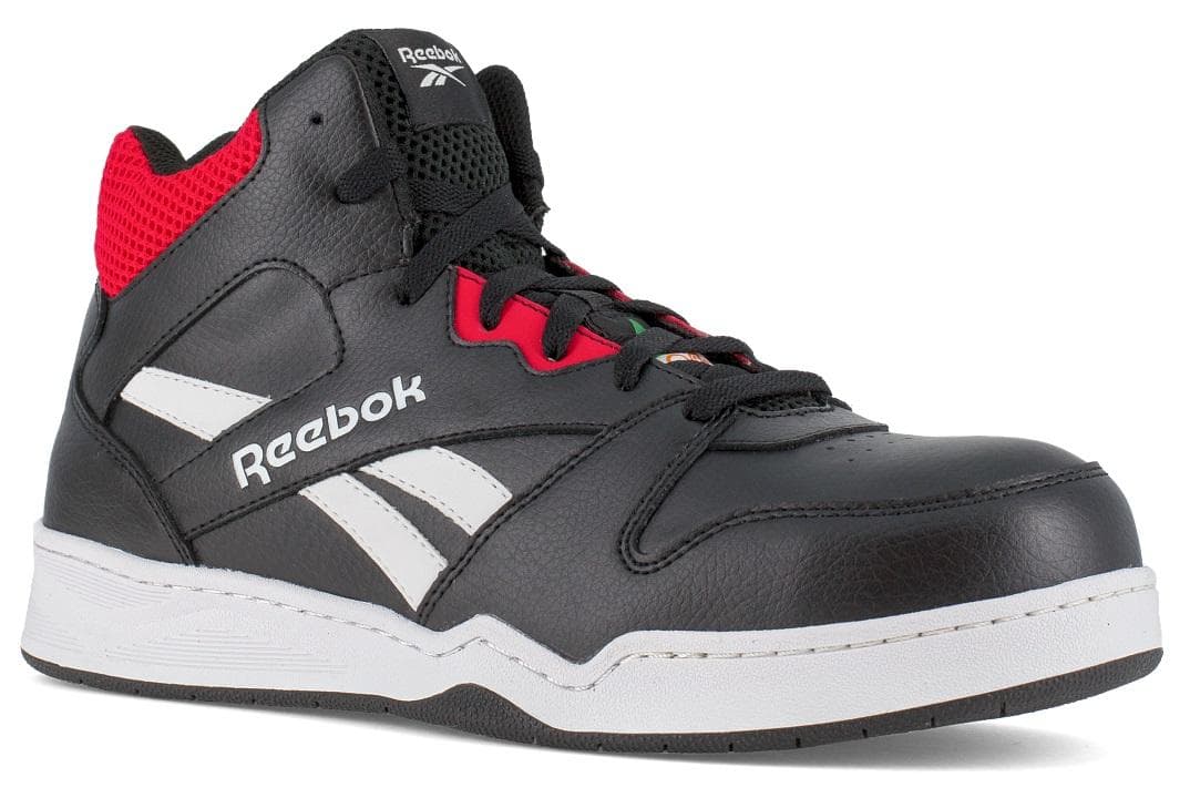 Scarpa Reebok S3S HRO Midcut Nero Rosso Scarpa Antinfortunistica Antiscivolo Basketball in Scarpe Dresswork - Como, commercioVirtuoso.it