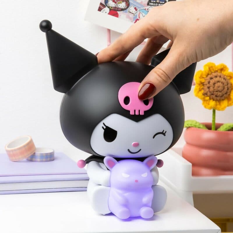 KUROMI Lampada notturna 3D alimentata a batteria in Lampadari Cartoleria Deja Vu - Crotone, commercioVirtuoso.it