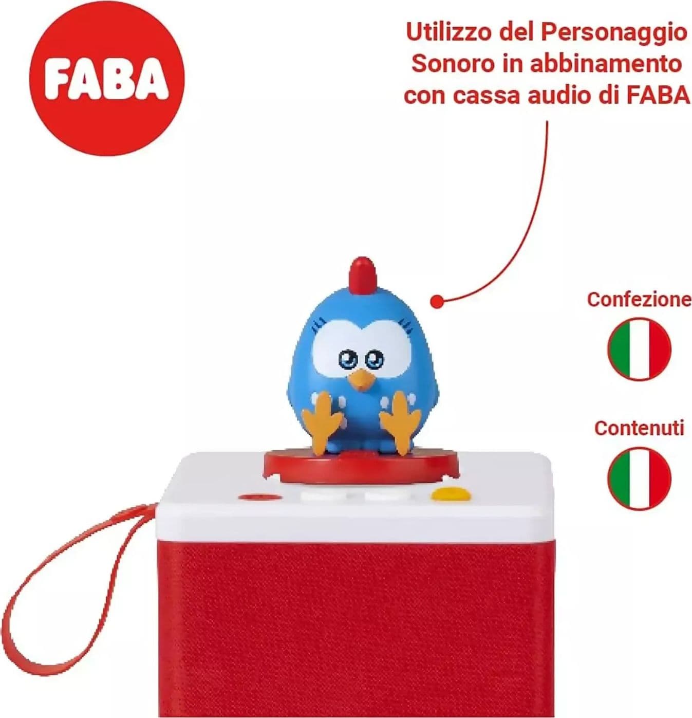 FABA Gallina Puntolina - storie e fiabe sonore - Personaggio Sonoro per Raccontastorie FABA - RACCONTASTORIE NON INCLUSO in Libri interattivi Sanitaria Gioia del Bimbo - Villa San Giovanni, commercioVirtuoso.it