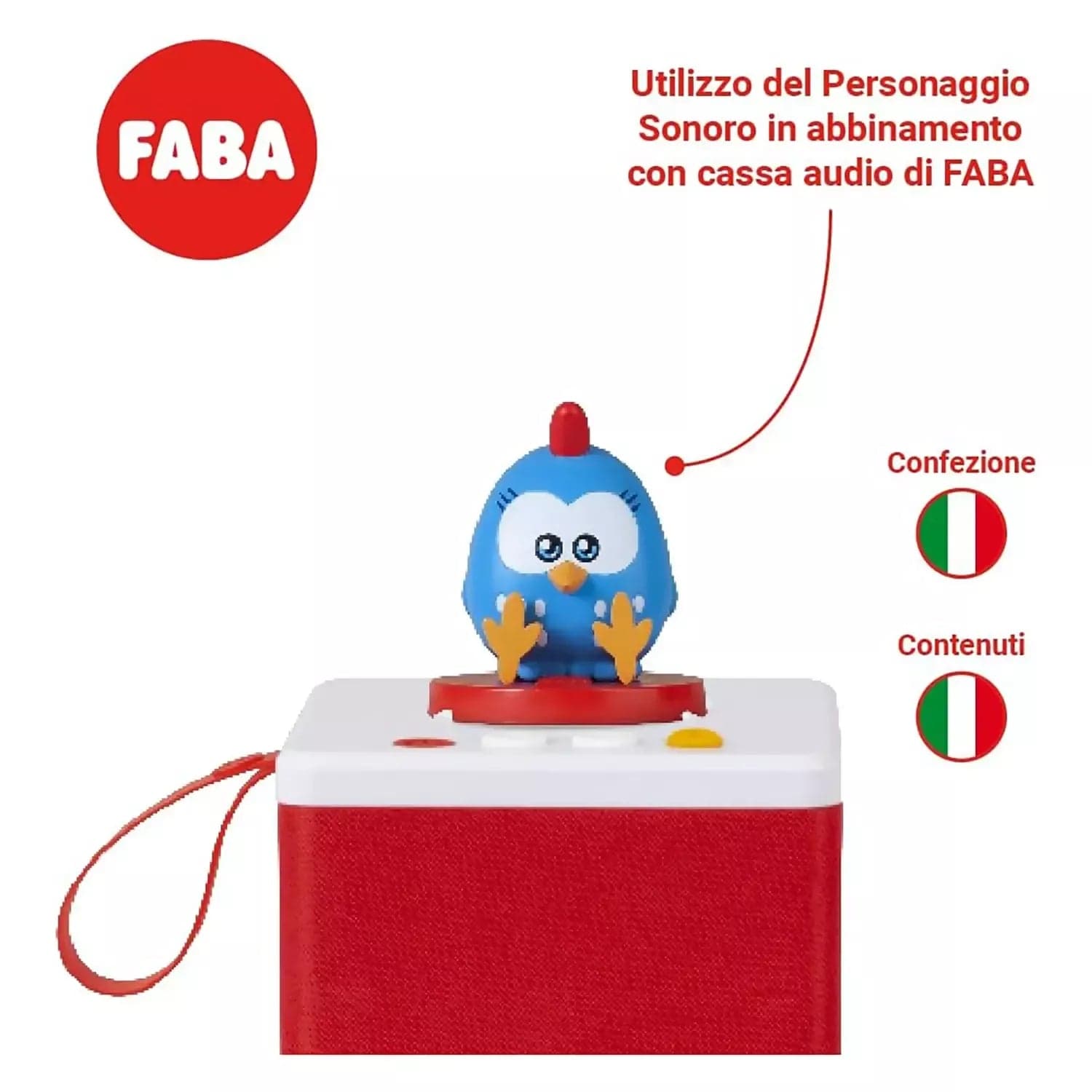 FABA Gallina Puntolina - storie e fiabe sonore - Personaggio Sonoro per Raccontastorie FABA - RACCONTASTORIE NON INCLUSO in Libri interattivi Sanitaria Gioia del Bimbo - Villa San Giovanni, commercioVirtuoso.it