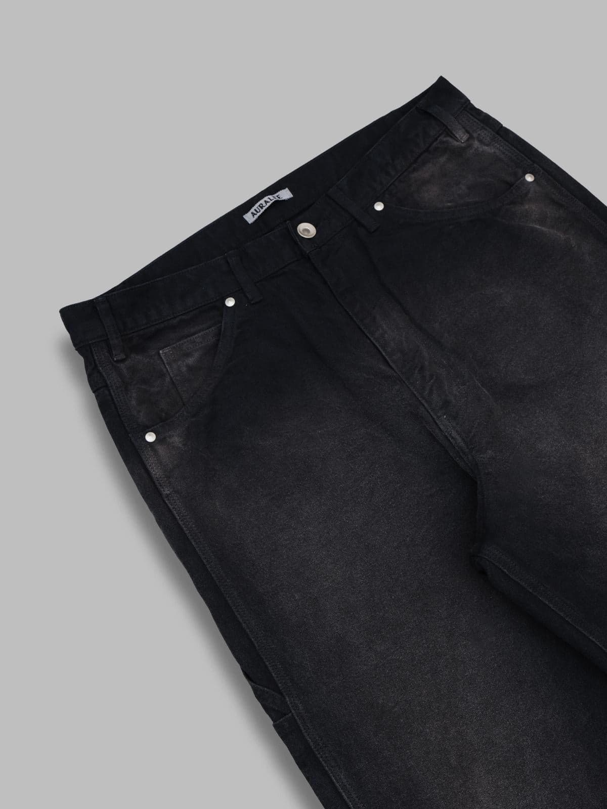 AURALEE product dyed organic cotton duck painter pants da uomo in Abbigliamento tecnico e protettivo Drestige - Casamassima, commercioVirtuoso.it