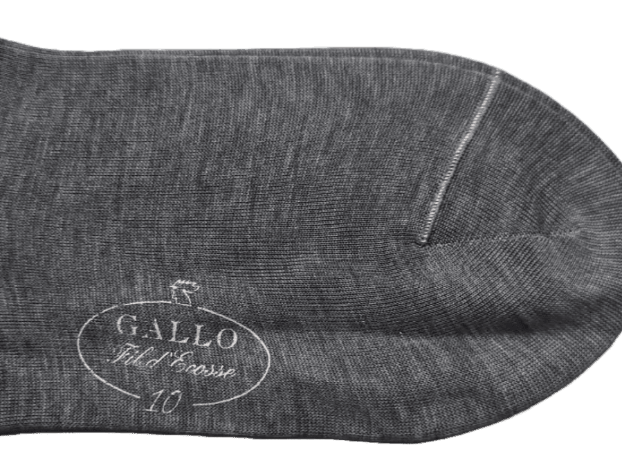 Calze Lunghe Uomo Gallo - Grigio Lamiera Eleganti in Calze Couture - Sestu, commercioVirtuoso.it