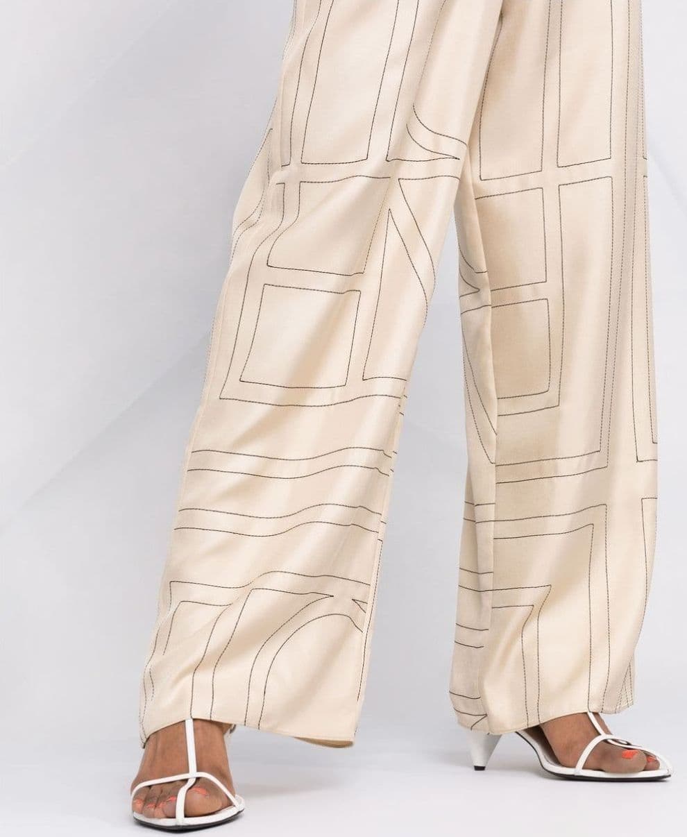 TOTEME Pantaloni monogram toteme da donna in Pantaloni Drestige - Casamassima, commercioVirtuoso.it