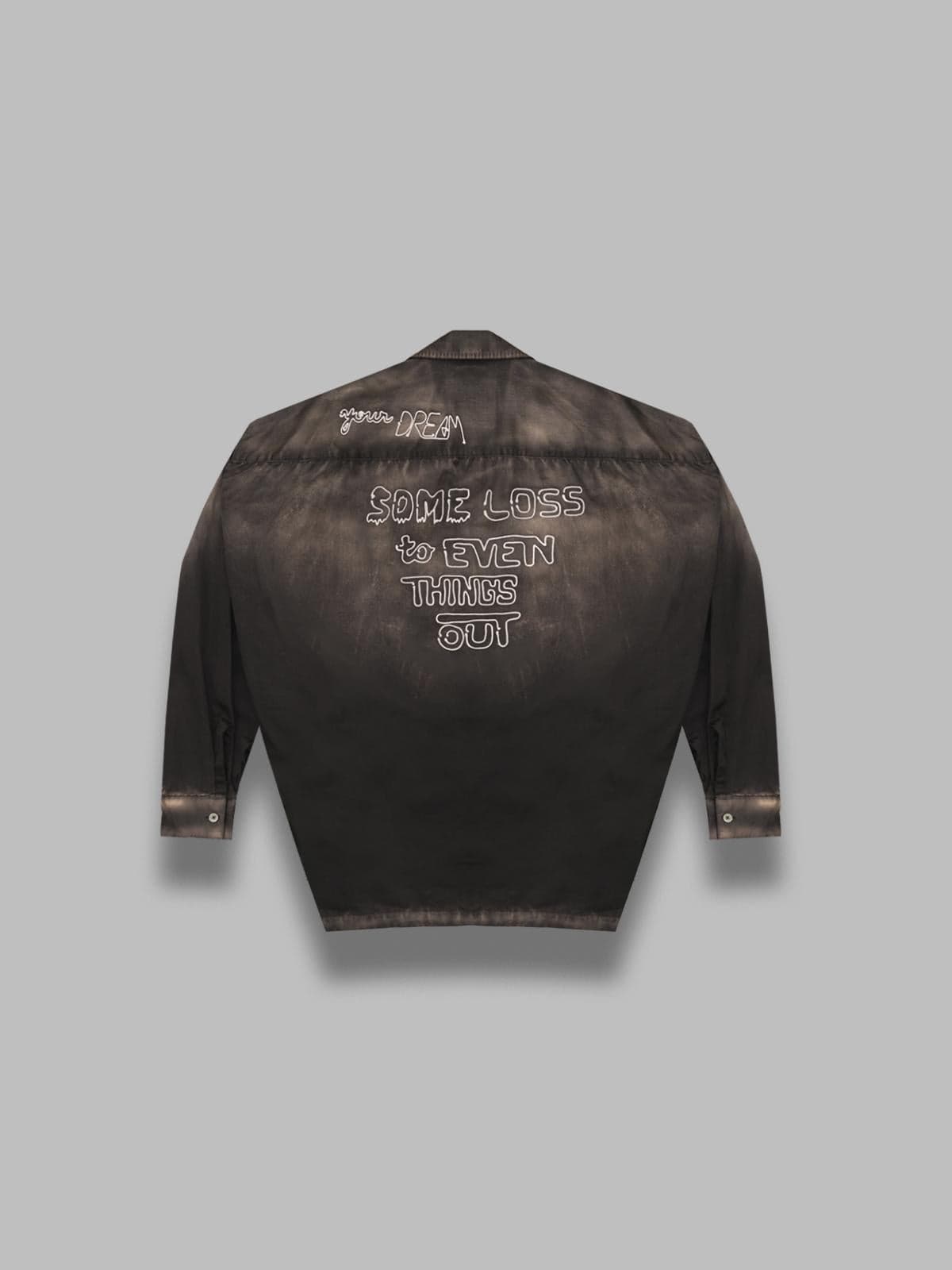 MAISON MIHARA YASUHIRO faded satin l/s shirt da uomo in Camicie casual Drestige - Casamassima, commercioVirtuoso.it