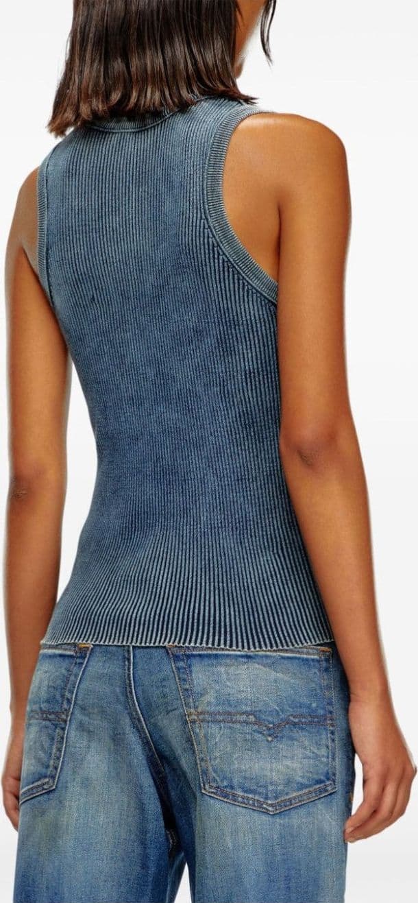 DIESEL Canotta a coste con Oval D da donna in Canotte e top Drestige - Casamassima, commercioVirtuoso.it