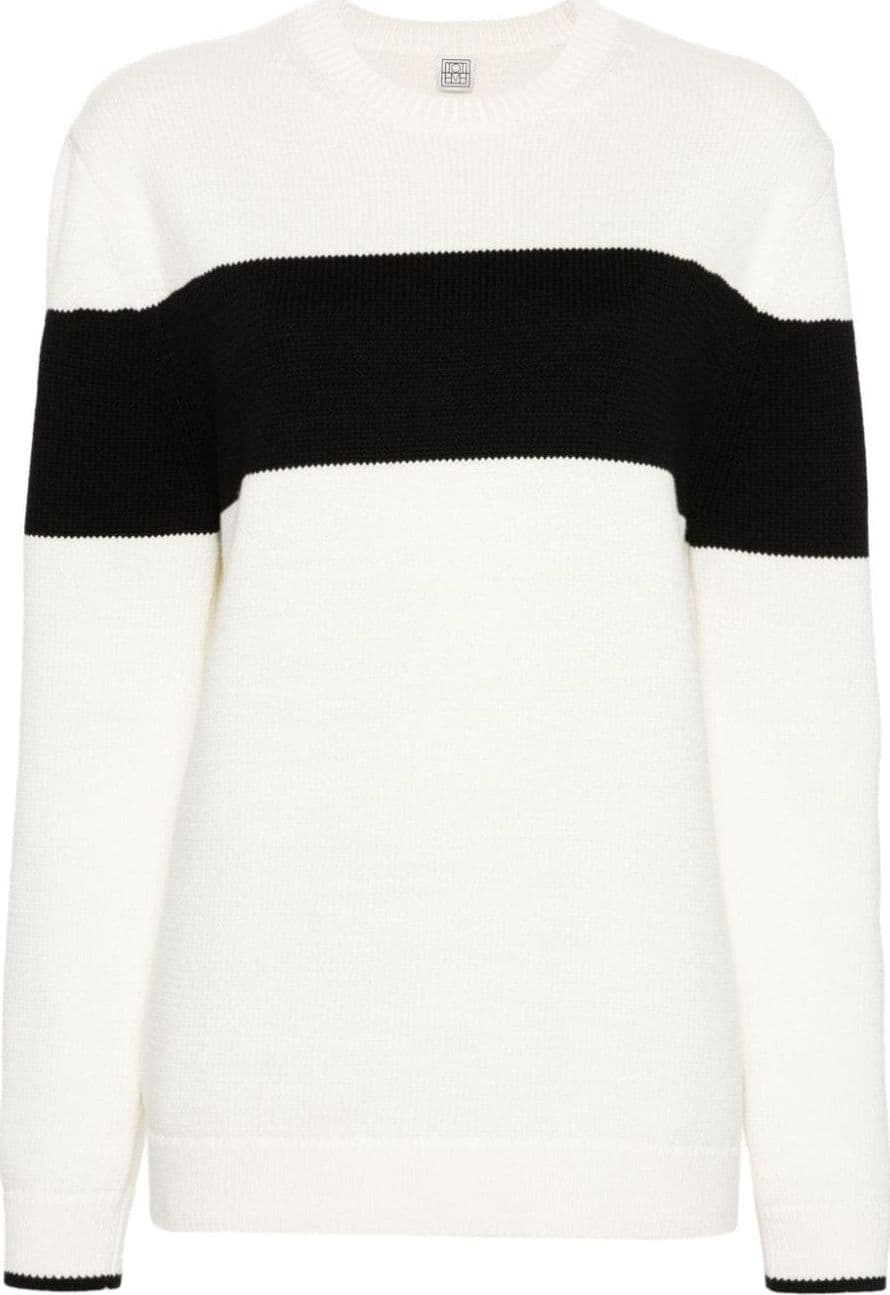 TOTEME Maglia a righe a contrasto da donna