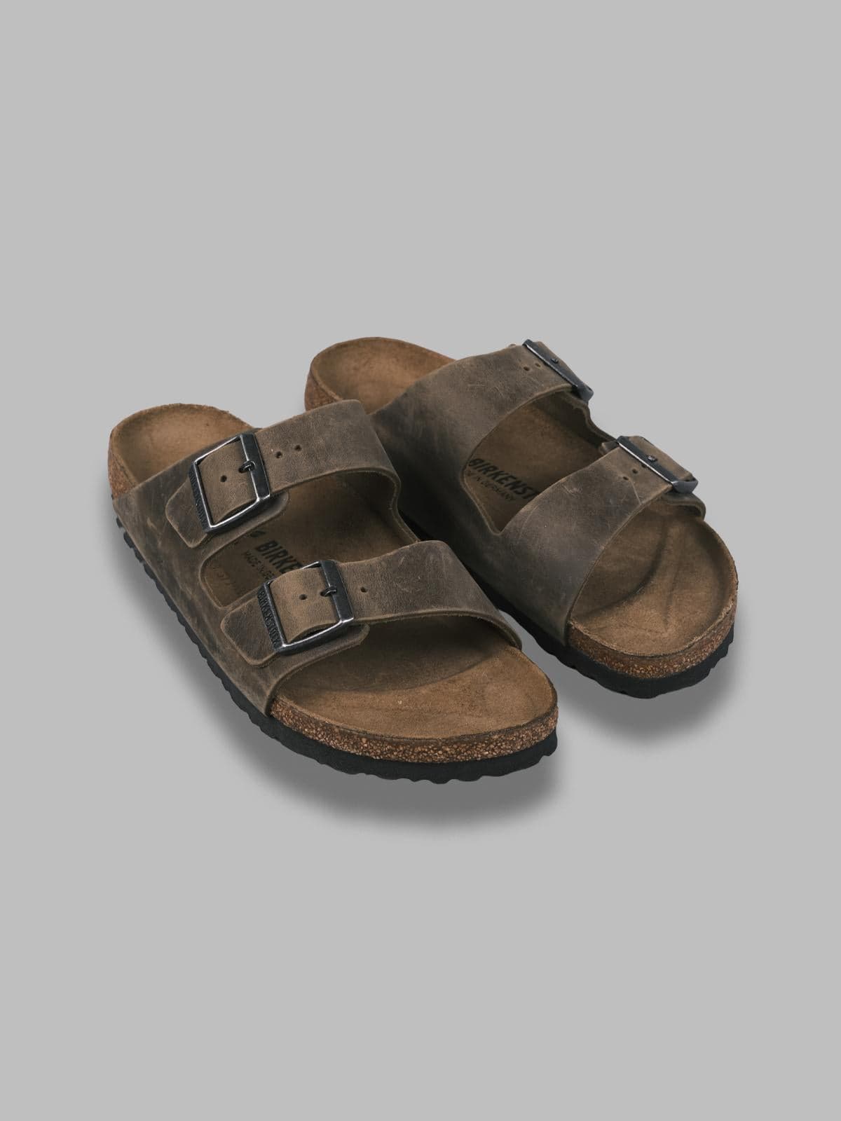 BIRKENSTOCK arizona faded khaki, oiled leather - calz. s da uomo in Sandali Drestige - Casamassima, commercioVirtuoso.it