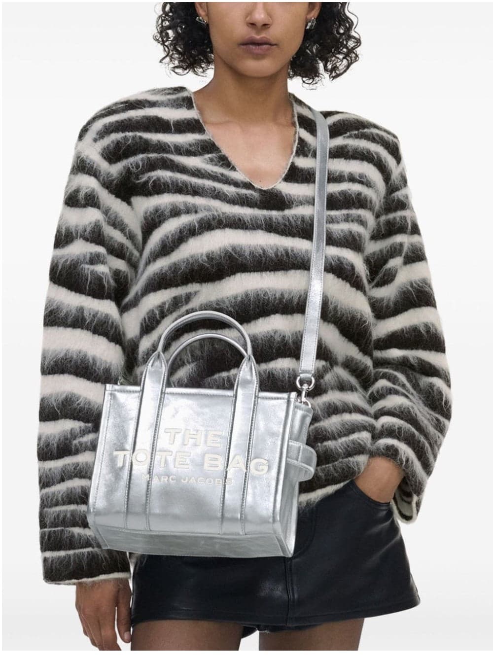 MARC JACOBS The Metallic Leather Small Tote Bag da donna in Borse Tote Drestige - Casamassima, commercioVirtuoso.it
