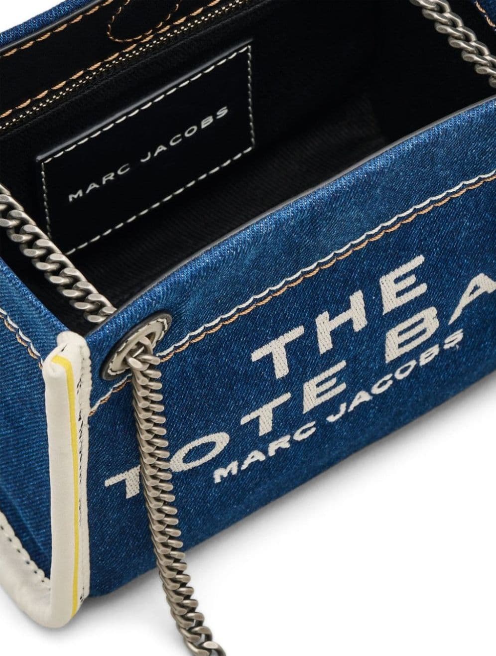 MARC JACOBS Borsa a tracolla con catena in denim da donna in Borse a mano Drestige - Casamassima, commercioVirtuoso.it