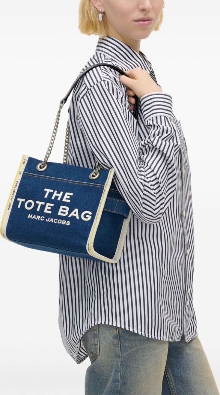 MARC JACOBS The Denim Chain Small Tote Bag da donna in Borse a tracolla Drestige - Casamassima, commercioVirtuoso.it