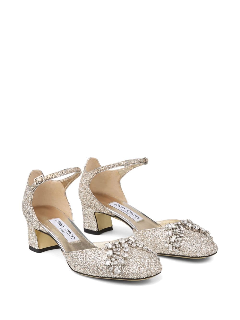 Jimmy Choo Decollete in tessuto glitterato da donna in Scarpe col tacco Drestige - Casamassima, commercioVirtuoso.it