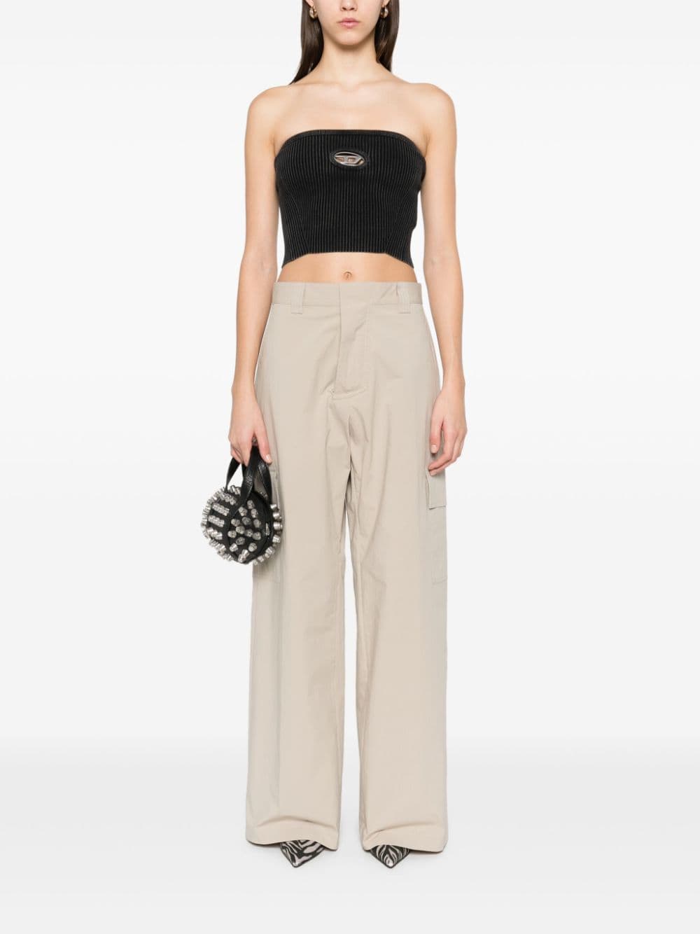 DIESEL top a costine Diesel da donna in Canotte e top Drestige - Casamassima, commercioVirtuoso.it
