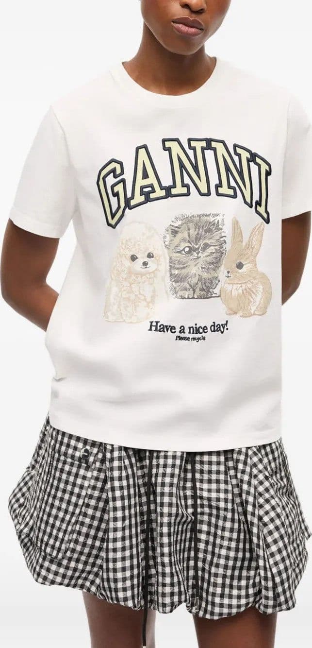 GANNI t-shirt ganni da donna in  Drestige - Casamassima, commercioVirtuoso.it