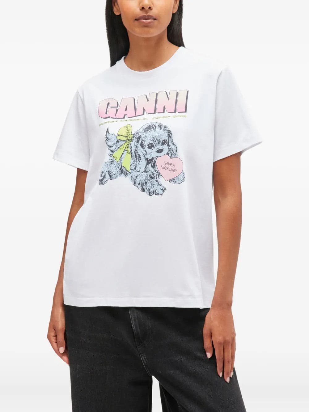 GANNI t-shirt ganni da donna in  Drestige - Casamassima, commercioVirtuoso.it