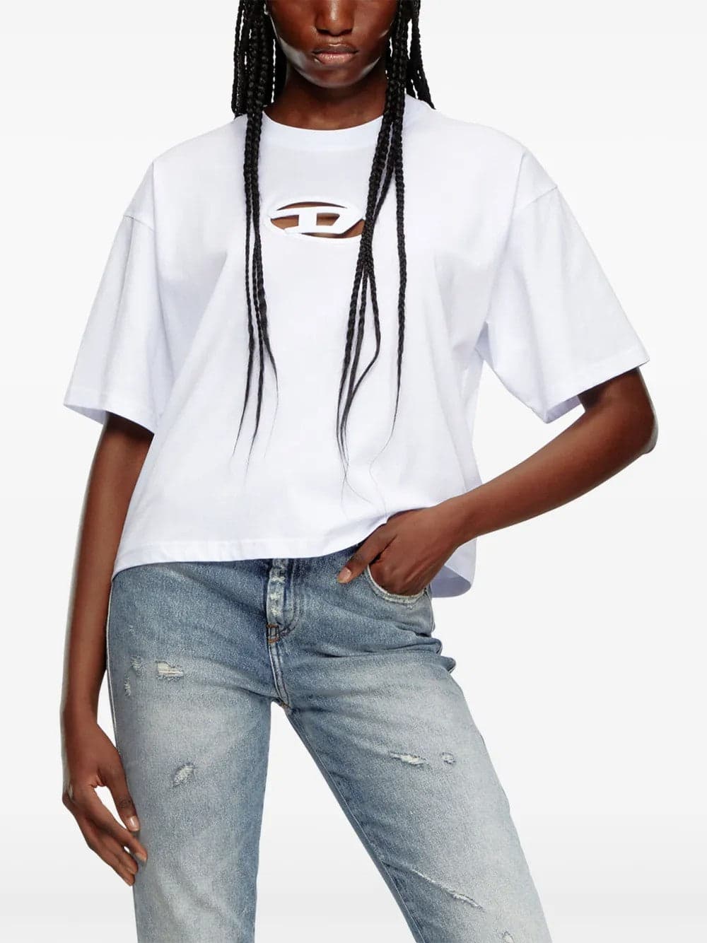 DIESEL t-shirt Diesel da donna in T-shirt Drestige - Casamassima, commercioVirtuoso.it
